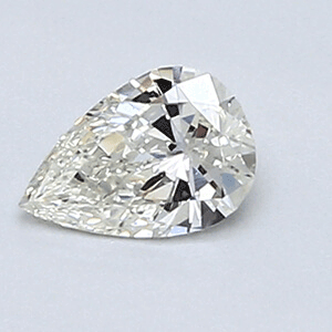 0.26 Carats, Pear Diamond with Very Good Cut, H Color, VVS2 Clarity and Certified By Diamonds-USA
