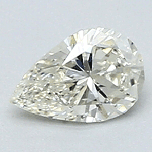 Picture of 0.27 Carats, Pear Diamond with Very Good Cut, I Color, VVS2 Clarity and Certified By CGL