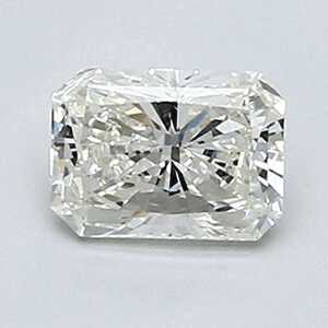 Picture of 0.52 Carats, Radiant Diamond with Very Good Cut, H Color, VS1 Clarity and Certified By EGL