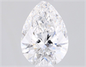 Natural Diamond 0.92 Carats, Pear with  Cut, D Color, SI2 Clarity and Certified by GIA