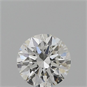 Natural Diamond 0.41 Carats, Round with Excellent Cut, H Color, VS2 Clarity and Certified by GIA