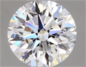 Natural Diamond 0.40 Carats, Round with Excellent Cut, G Color, VS2 Clarity and Certified by GIA