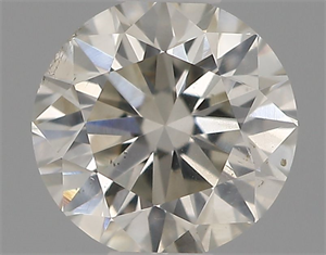 Picture of Natural Diamond 0.40 Carats, Round with Excellent Cut, J Color, SI1 Clarity and Certified by IGI