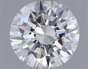 Picture of Natural Diamond 0.40 Carats, Round with Excellent Cut, J Color, VVS1 Clarity and Certified by GIA