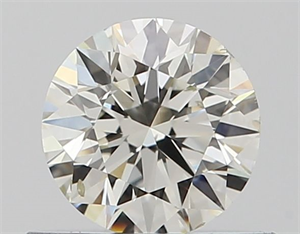 Picture of Natural Diamond 0.50 Carats, Round with Excellent Cut, I Color, SI2 Clarity and Certified by GIA