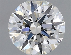 Picture of Natural Diamond 0.40 Carats, Round with Excellent Cut, I Color, SI2 Clarity and Certified by GIA