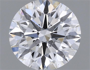 Picture of Natural Diamond 0.40 Carats, Round with Excellent Cut, E Color, SI2 Clarity and Certified by GIA