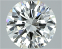 Natural Diamond 2.01 Carats, Round with Excellent Cut, H Color, VS1 Clarity and Certified by GIA