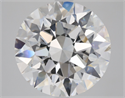 Natural Diamond 5.02 Carats, Round with Excellent Cut, E Color, VS1 Clarity and Certified by GIA