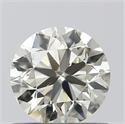 Natural Diamond 0.70 Carats, Round with Very Good Cut, K Color, VS2 Clarity and Certified by IGI