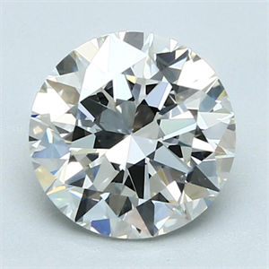 Picture of Natural Diamond 2.01 Carats, Round with Excellent Cut, I Color, VVS2 Clarity and Certified by GIA