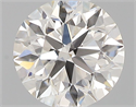 Natural Diamond 0.40 Carats, Round with Excellent Cut, I Color, VVS2 Clarity and Certified by GIA