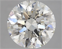 Natural Diamond 3.24 Carats, Round with Excellent Cut, J Color, IF Clarity and Certified by GIA