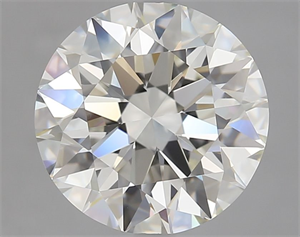 Picture of Natural Diamond 3.24 Carats, Round with Excellent Cut, J Color, IF Clarity and Certified by GIA