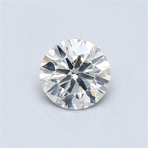 Picture of Natural Diamond 0.53 Carats, Round with Very Good Cut, H Color, SI2 Clarity and Certified by GIA