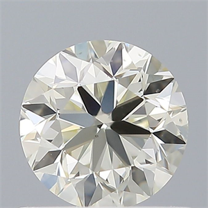 Picture of Natural Diamond 0.57 Carats, Round with Excellent Cut, J Color, VS1 Clarity and Certified by IGI