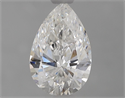 Natural Diamond 0.82 Carats, Pear with  Cut, E Color, I1 Clarity and Certified by IGI