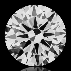 Picture of Natural Diamond 0.46 Carats, Round with Excellent Cut, H Color, VS1 Clarity and Certified by GIA