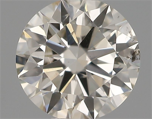 Picture of Natural Diamond 0.40 Carats, Round with Excellent Cut, I Color, SI1 Clarity and Certified by IGI