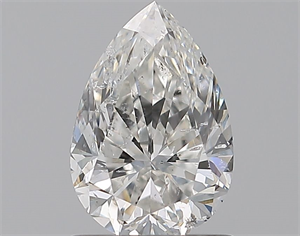 Picture of Natural Diamond 1.00 Carats, Pear with  Cut, G Color, SI2 Clarity and Certified by GIA