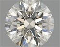 Natural Diamond 0.40 Carats, Round with Excellent Cut, H Color, VS2 Clarity and Certified by IGI