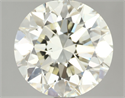 Natural Diamond 3.01 Carats, Round with Excellent Cut, K Color, VS2 Clarity and Certified by IGI