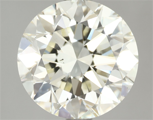 Picture of Natural Diamond 3.01 Carats, Round with Excellent Cut, K Color, VS2 Clarity and Certified by IGI