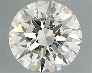 Picture of Natural Diamond 0.50 Carats, Round with Excellent Cut, I Color, IF Clarity and Certified by IGI