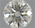 Natural Diamond 0.40 Carats, Round with Excellent Cut, I Color, VS2 Clarity and Certified by IGI