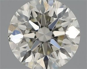 Picture of Natural Diamond 0.40 Carats, Round with Excellent Cut, I Color, VS2 Clarity and Certified by IGI