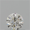 Natural Diamond 0.40 Carats, Round with Very Good Cut, I Color, VS2 Clarity and Certified by GIA