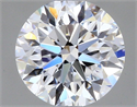 Natural Diamond 0.40 Carats, Round with Very Good Cut, D Color, VVS2 Clarity and Certified by GIA