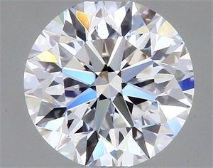 Picture of Natural Diamond 0.40 Carats, Round with Very Good Cut, D Color, VVS2 Clarity and Certified by GIA