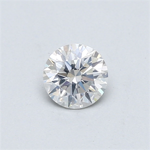 Picture of Natural Diamond 0.40 Carats, Round with Very Good Cut, F Color, I1 Clarity and Certified by GIA