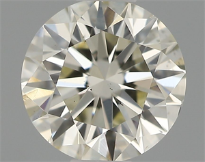 Picture of Natural Diamond 0.46 Carats, Round with Excellent Cut, J Color, SI1 Clarity and Certified by IGI