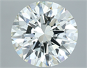 Natural Diamond 3.52 Carats, Round with Excellent Cut, I Color, VS1 Clarity and Certified by IGI