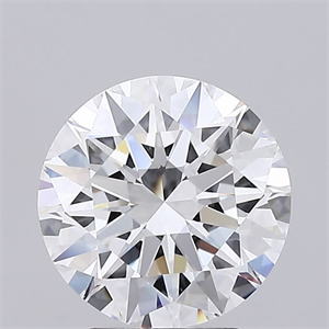 Picture of Natural Diamond 3.01 Carats, Round with Excellent Cut, D Color, VS2 Clarity and Certified by GIA