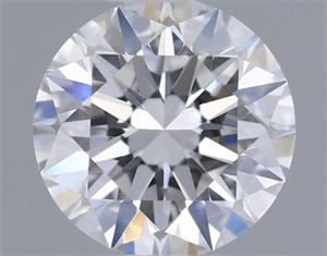 Picture of Natural Diamond 0.40 Carats, Round with Very Good Cut, E Color, VVS1 Clarity and Certified by GIA