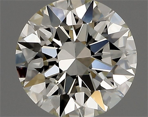 Picture of Natural Diamond 0.51 Carats, Round with Excellent Cut, K Color, VS1 Clarity and Certified by GIA