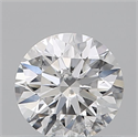 Natural Diamond 0.60 Carats, Round with Excellent Cut, E Color, I1 Clarity and Certified by GIA