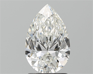 Picture of Natural Diamond 1.51 Carats, Pear with  Cut, G Color, VS2 Clarity and Certified by GIA