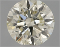 Natural Diamond 0.40 Carats, Round with Excellent Cut, K Color, SI2 Clarity and Certified by IGI