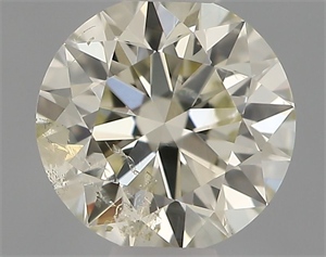 Picture of Natural Diamond 0.40 Carats, Round with Excellent Cut, K Color, SI2 Clarity and Certified by IGI