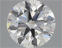 Natural Diamond 1.52 Carats, Round with Excellent Cut, D Color, VS2 Clarity and Certified by GIA