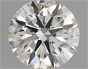 Natural Diamond 0.43 Carats, Round with Excellent Cut, J Color, IF Clarity and Certified by IGI