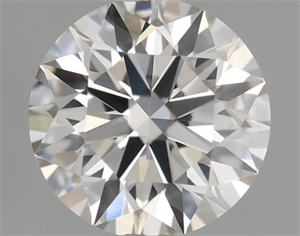 Picture of Natural Diamond 0.43 Carats, Round with Excellent Cut, J Color, IF Clarity and Certified by IGI