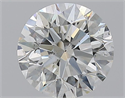 Natural Diamond 2.40 Carats, Round with Excellent Cut, I Color, SI2 Clarity and Certified by GIA