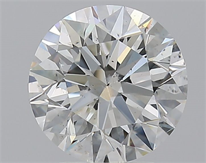 Picture of Natural Diamond 2.40 Carats, Round with Excellent Cut, I Color, SI2 Clarity and Certified by GIA