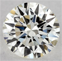 Natural Diamond 0.50 Carats, Round with Excellent Cut, K Color, VVS2 Clarity and Certified by GIA