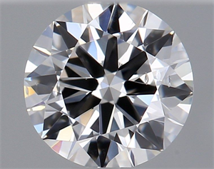 Picture of Natural Diamond 0.40 Carats, Round with Very Good Cut, F Color, SI2 Clarity and Certified by GIA